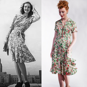 1940s tea dresses