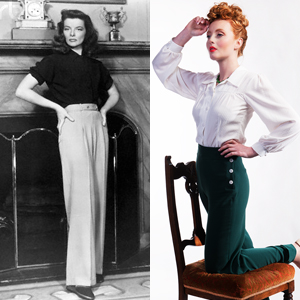 1940s fashion style
