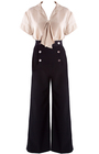 30s Sailor Pants - Black