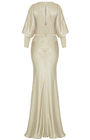 30s Siren Evening Gown - Oyster