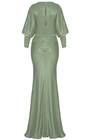 30s Siren Evening Gown - Sage Green
