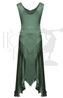 20s Sheba Evening Gown Set - Sage Satin