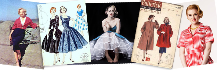 1950s vintage fashion style