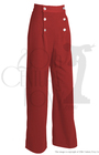 30s Sailor Pants - Red