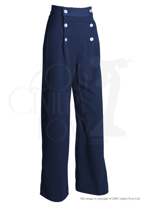 30s Sailor Pants - Navy