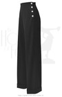1940s Swing Trousers - Black