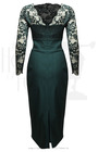 1960s Bardot Dress - Dark Emerald