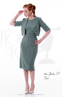 1960s Jackie O Dress & Jacket - Sage