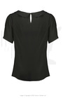 30s Shawl Blouse - Ebony Black