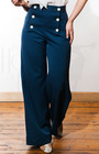 30s Sailor Pants - Airforce Blue