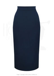 50s Perfect Pencil Skirt - Navy