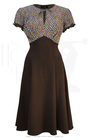 40s Grable Tea Dress - Butterfly