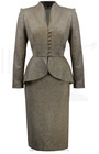 40s Lilian Suit - Mocha Wool