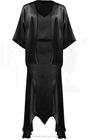 20s Sheba Evening Gown Set - Ebony Satin