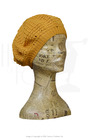 Knitted Beret - Mustard