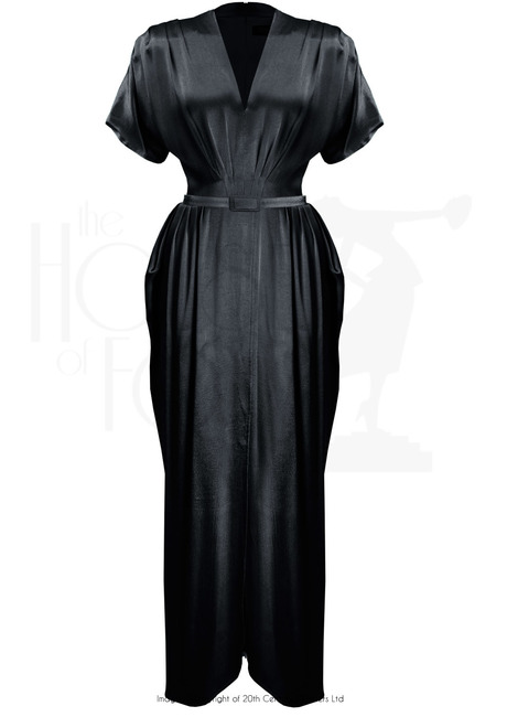 1940s Darnell Evening Gown - Ebony