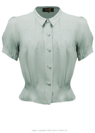1930s Bonnie Blouse - Celadon