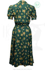 40s Shirt Waister Dress - Forget me not