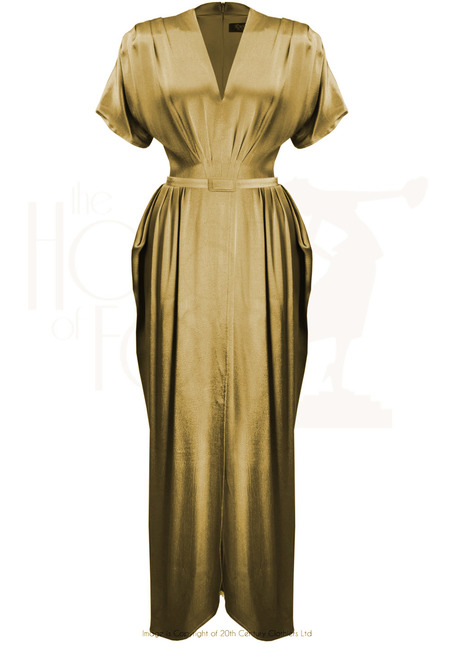1940s Darnell Evening Gown - Gold