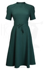1940s Stanwyck Dress - Bottle Green