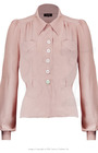 40s Sweetheart Blouse - Blush