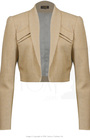 40s Crop Jacket - Biscotti