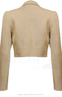 40s Crop Jacket - Biscotti