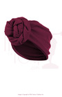 40s Style Turban - Berry