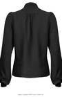 40s Sweetheart Blouse - Black