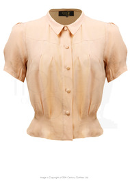 1930s Bonnie Blouse - Apricot