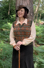 40s Style Fairisle Tank Top - Rustic