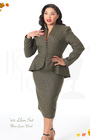 40s Lilian Suit - Lincoln Green Wool