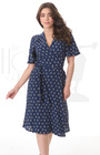70s Wrap Dress - Wish Print