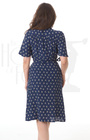 70s Wrap Dress - Wish Print