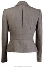 30s Tailored Jacket - Brown Herringbone
