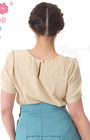30s Flounce Blouse - Antique