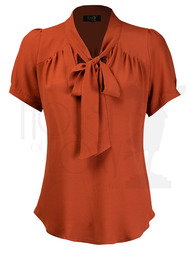 1930s Beau Blouse - Rust