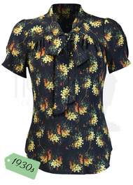 1930s Beau Blouse - Haze