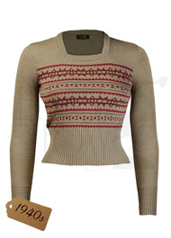 40s Fairisle Sweater - Warm