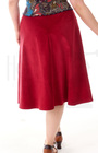 1970s A-line Corduroy Skirt - Wine