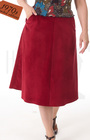 1970s A-line Corduroy Skirt - Wine