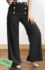30s Sailor Pants - Black