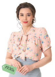 1930s Beau Blouse - Bliss Print
