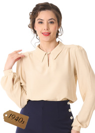 40s Darling Blouse - Antique