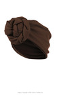 40s Style Turban - Brown