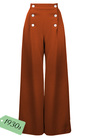 30s Sailor Pants - Rust
