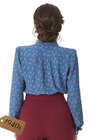 40s Sweetheart Blouse - Leaf