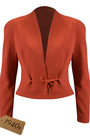 40s Stanwyck Jacket - Rust