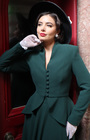 50s Lilian Jacket - Racing Green