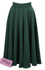 50s Premium Circle Skirt - Racing Green